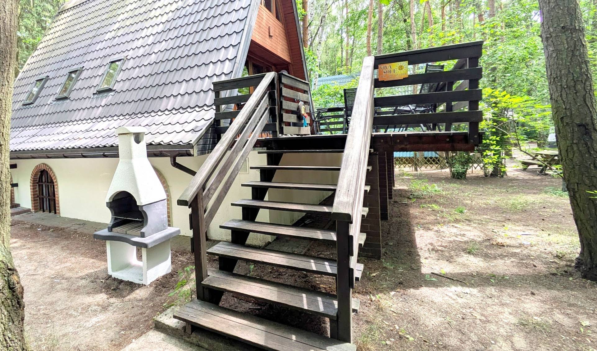 Grill przy domku nr 8