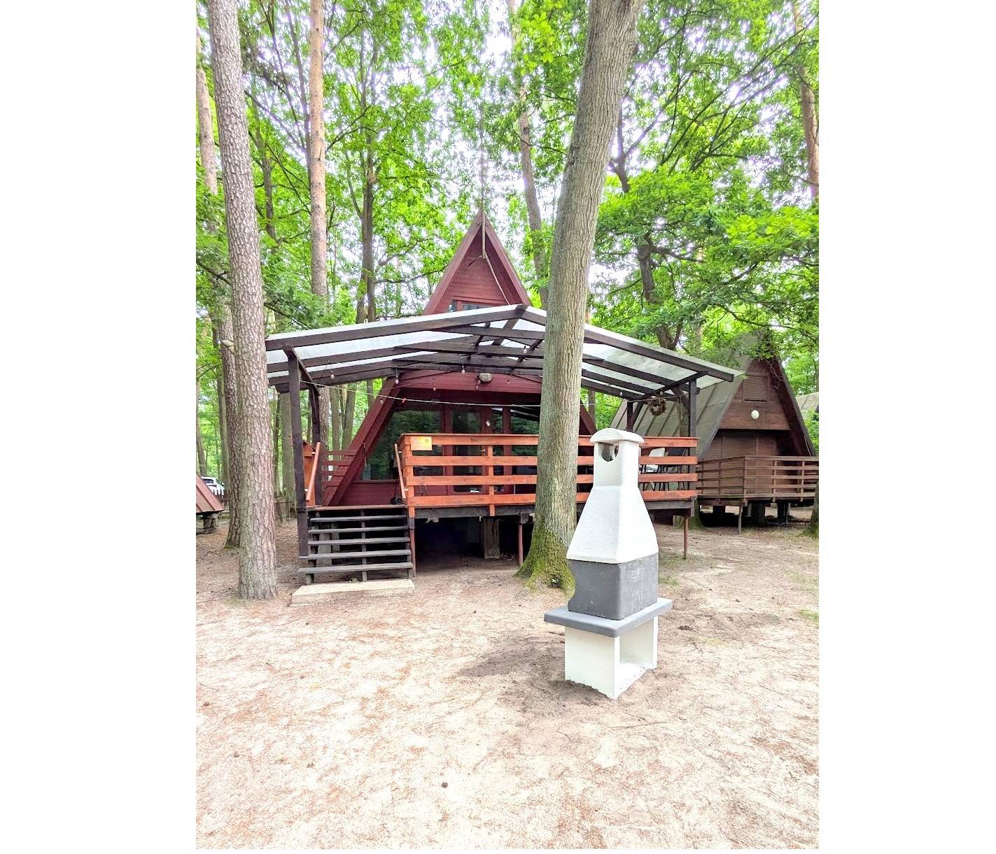 Grill przy domku nr 7